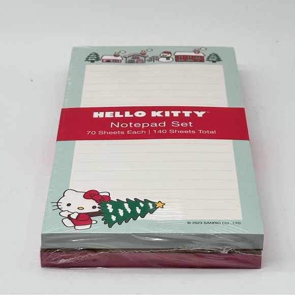 Sanrio Hello Kitty Notepad Set of 2 (HK Holiday Village) - Picture 5 of 5